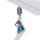 S925 Sterling Silver Screamer Pendant DIY Bracelet Necklace Accessories