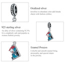 S925 Sterling Silver Screamer Pendant DIY Bracelet Necklace Accessories