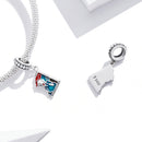 S925 Sterling Silver Screamer Pendant DIY Bracelet Necklace Accessories