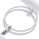 S925 Sterling Silver Screamer Pendant DIY Bracelet Necklace Accessories