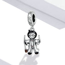 S925 Sterling Silver Magic Boy Pendant DIY Bracelet Necklace Accessories