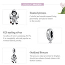 S925 Sterling Silver Magic Boy Pendant DIY Bracelet Necklace Accessories