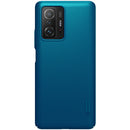For Xiaomi Mi 11T / 11T Pro NILLKIN Frosted Concave-convex Texture PC Phone Protective Case(Peacock Blue)