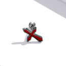 S925 Sterling Silver Dark Cross Ear Studs Women Earrings