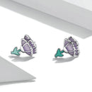S925 Sterling Silver Carnation Ear Studs Women Earrings