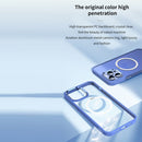 TOTUDESIGN AA-070 Sparkling Series MagSafe Magnetic Transparent PC TPU Phone Case For iPhone 13(Black)