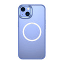 TOTUDESIGN AA-070 Sparkling Series MagSafe Magnetic Transparent PC TPU Phone Case For iPhone 13 Pro(Blue)