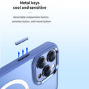 TOTUDESIGN AA-070 Sparkling Series MagSafe Magnetic Transparent PC TPU Phone Case For iPhone 13 Pro(Gold)