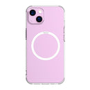 TOTUDESIGN AA-176 Eagle Eye Series MagSafe Magnetic Transparent PC + TPU Phone Case For iPhone 13(Pink)