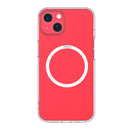 TOTUDESIGN AA-176 Eagle Eye Series MagSafe Magnetic Transparent PC + TPU Phone Case For iPhone 13(Red)