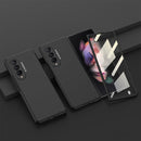 For Samsung Galaxy Z Fold3 5G GKK Integrated Ultra-thin Full Coverage Phone Flip Case(Black)