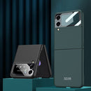 For Samsung Galaxy Z Flip3 5G GKK Integrated Ultra-thin Full Coverage Phone Flip Case(Black)