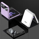 For Samsung Galaxy Z Flip3 5G GKK Integrated Ultra-thin Full Coverage Phone Flip Case(Black)