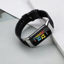 For Fitbit Charge 5 Nylon Canvas Watch Band(Denim Black)