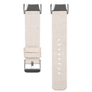 For Fitbit Charge 5 Nylon Canvas Watch Band(Apricot)