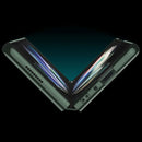 For Samsung Galaxy Z Fold3 5G GKK Integrated Electroplating + Glass Full Coverage Phone Case(Gold)