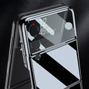 For Samsung Galaxy Z Flip3 5G GKK UV Porcelain Full Coverage Phone Flip Case(Black)