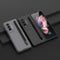 For Samsung Galaxy Z Fold3 5G GKK Ultra-thin Full Coverage Phone Flip Case with Pen Slot(Grey)