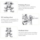 S925 Sterling Silver Fun Frog Ear Studs Women Earrings