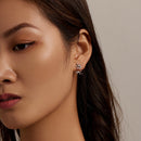 S925 Sterling Silver Fun Frog Ear Studs Women Earrings