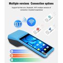 POS-6100 5.5 inch Handheld Android Smart Scan Code Cash Register Thermal Printing Machine PDA Terminal, EU Plug