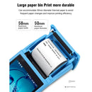 POS-6100 5.5 inch Handheld Android Smart Scan Code Cash Register Thermal Printing Machine PDA Terminal, EU Plug