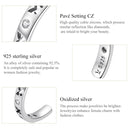 S925 Sterling Silver Hollow Butterfly Women Open Ring
