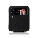 For Samsung Galaxy Z Flip3 5G Carbon Fiber Texture Phone Case(White)