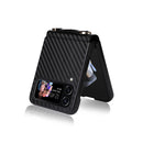 For Samsung Galaxy Z Flip3 5G Carbon Fiber Texture Phone Case(White)