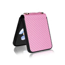 For Samsung Galaxy Z Flip3 5G Carbon Fiber Texture Phone Case(Blue)