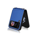 For Samsung Galaxy Z Flip3 5G Carbon Fiber Texture Phone Case(Pink)