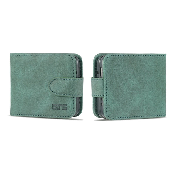 For Samsung Galaxy Z Flip3 5G AZNS Dream II Skin Feel PU+TPU Horizontal Flip PU Phone Case(Green)