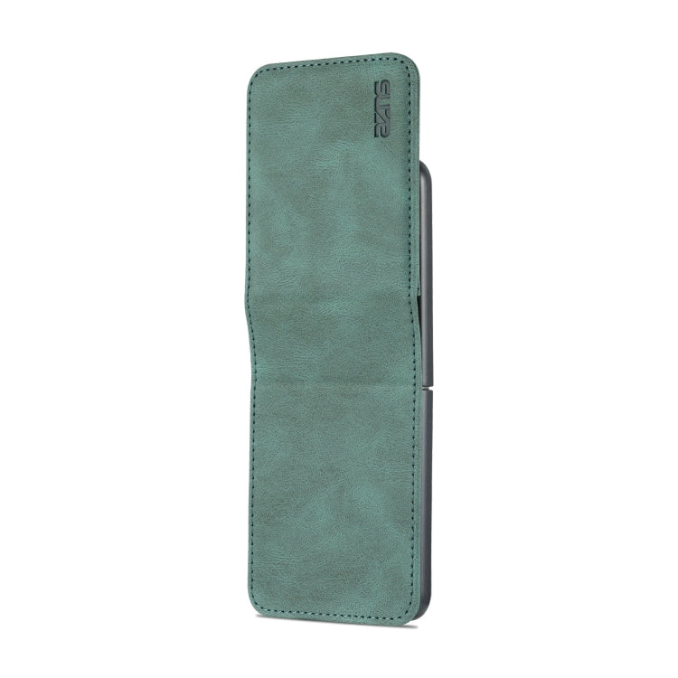 For Samsung Galaxy Z Flip3 5G AZNS Dream II Skin Feel PU+TPU Horizontal Flip PU Phone Case(Green)