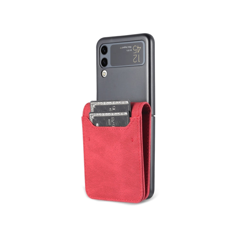 For Samsung Galaxy Z Flip3 5G AZNS Dream II Skin Feel PU+TPU Horizontal Flip PU Phone Case(Red)
