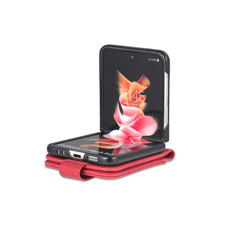 For Samsung Galaxy Z Flip3 5G AZNS Dream II Skin Feel PU+TPU Horizontal Flip PU Phone Case(Red)