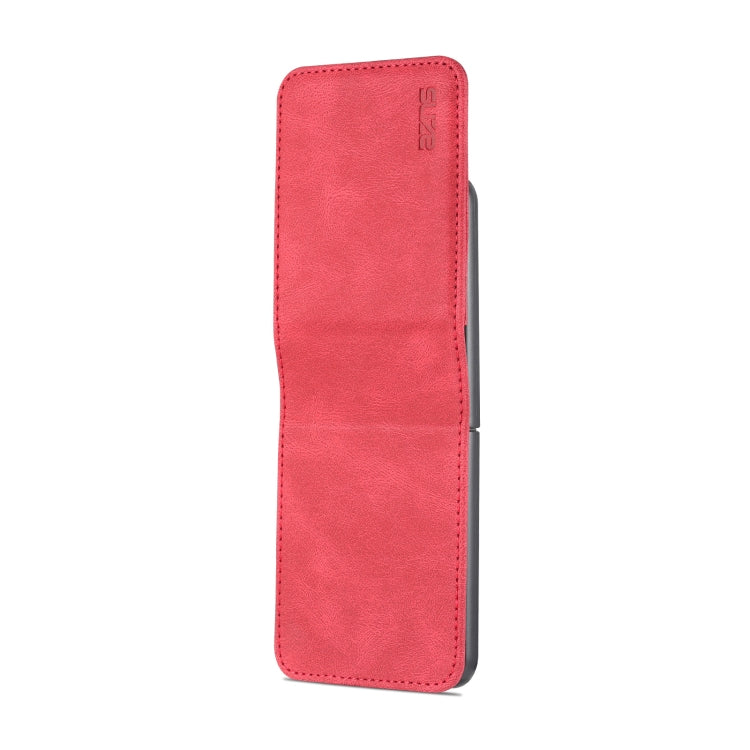 For Samsung Galaxy Z Flip3 5G AZNS Dream II Skin Feel PU+TPU Horizontal Flip PU Phone Case(Red)