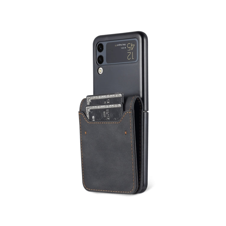 For Samsung Galaxy Z Flip3 5G AZNS Dream II Skin Feel PU+TPU Horizontal Flip PU Phone Case(Black)