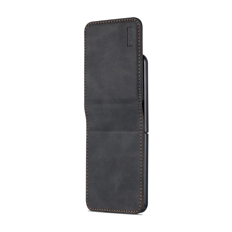 For Samsung Galaxy Z Flip3 5G AZNS Dream II Skin Feel PU+TPU Horizontal Flip PU Phone Case(Black)