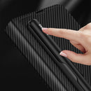 For Samsung Galaxy Z Fold3 5G GKK Ultra-thin Horizontal Flip Leather Phone Case with Pen Slot(Carbon Fiber Texture)