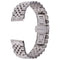 20mm Five-bead Stainless Steel Watch Band(Silver)