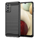 For Samsung Galaxy A13 5G Brushed Texture Carbon Fiber TPU Phone Case(Black)