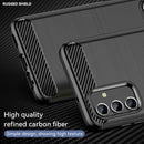 For Samsung Galaxy A13 5G Brushed Texture Carbon Fiber TPU Phone Case(Black)