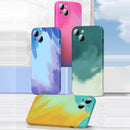 Watercolor TPU Shockproof Phone Case For iPhone 13 Pro(Cherry Power)