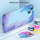 Watercolor TPU Shockproof Phone Case For iPhone 13 Pro(Cherry Power)