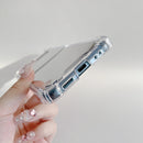 For Samsung Galaxy Z Flip3 5G Mirror Shockproof TPU Phone Protective Case(Silver)