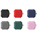 For Samsung Galaxy Buds Live / Buds 2 / Buds Pro / Buds 2 Pro Shockproof Carbon Fiber Luggage Earphone Protective Case with Hook(Green)