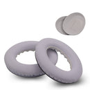 For BOSE QC35 Imitation Leather Soft Headphone Earmuff Jacket with LR Cotton, One Pair(Bright White)