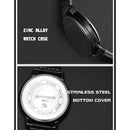 SANDA 8011 Touch Screen LED Digital Display Round Dial Electronic Watch for Men(Silver)