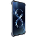 For Asus Zenfone 8 ZS590KS IMAK All-inclusive Shockproof Airbag TPU Case with Screen Protector(Matte Grey)