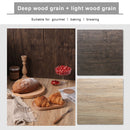 60 x 60cm Single Side Retro PVC Photography Backdrops Board(Dark Wood Grain)